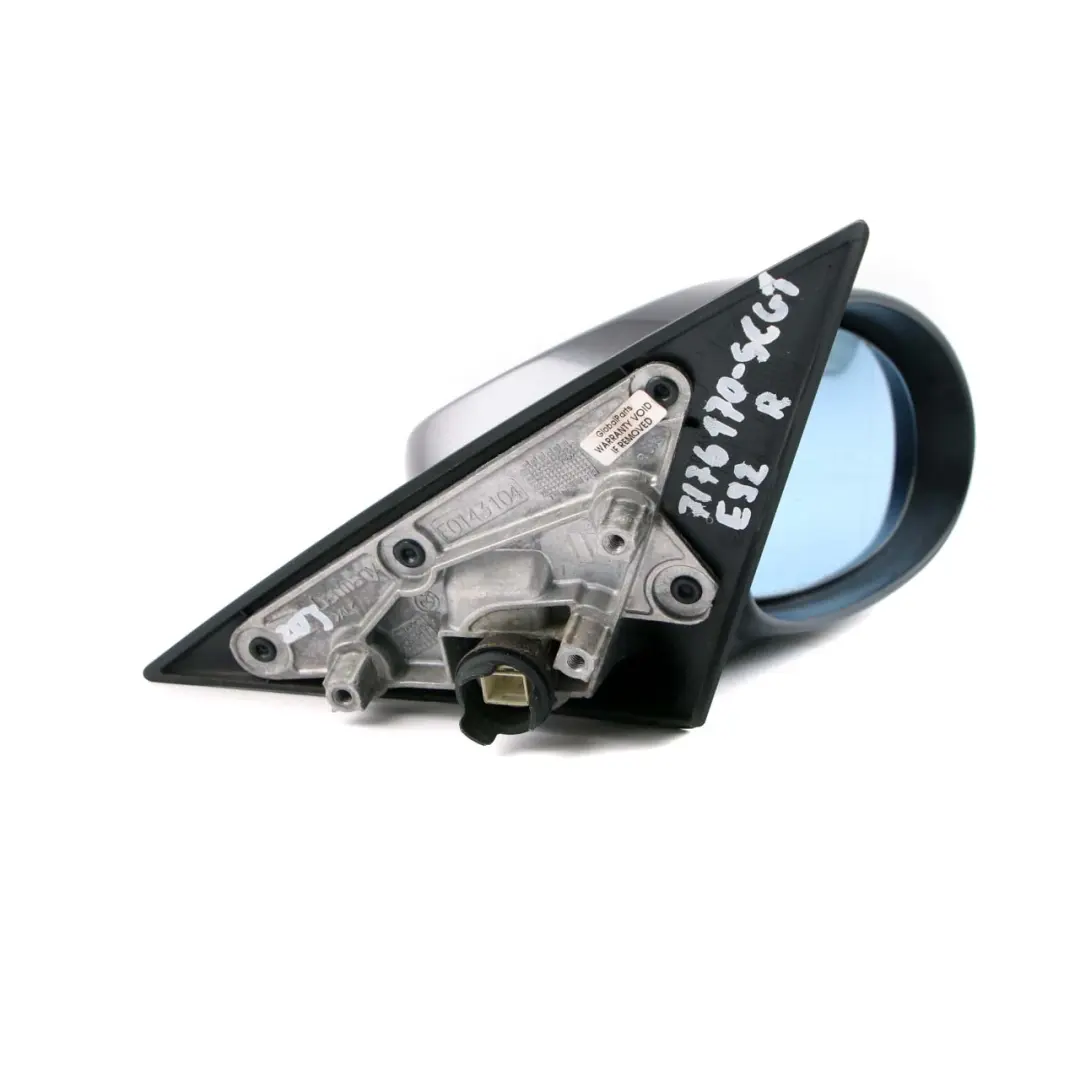 BMW 3 E92 E93 1 Right Heated Outside Wing Mirror O/S Spacegrau Space Grey A52 - SKU rhd-7176170-SCG1 - Part number 7176170