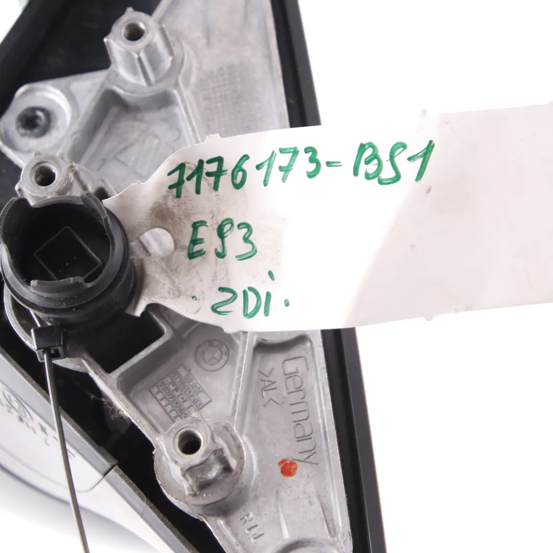 Wing Mirror BMW E92 E93 Left Outside N/S Black Sapphire Metallic - 475 to with Part number 7176173 Wing Mirror BMW E92 E93 Left Outside N/S Black Sapphire Metallic - 475 - SKU rhd-7176173-BS1 - Part number 7176173