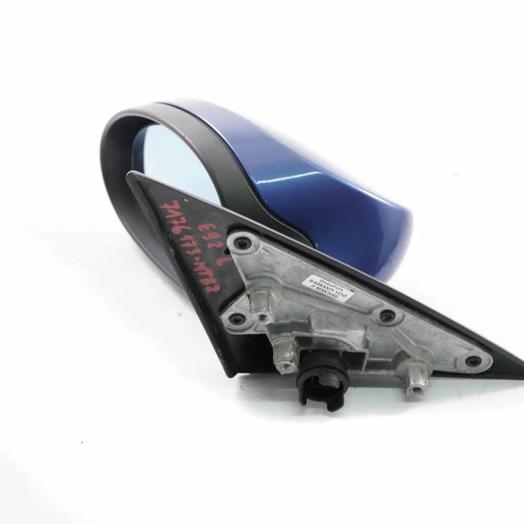 Wing Mirror Door BMW E92 E93 Left Outside N/S Montegoblau Metallic Blue A51 to with Part number 7176173 Wing Mirror Door BMW E92 E93 Left Outside N/S Montegoblau Metallic Blue A51 - SKU rhd-7176173-MTB2 - Part number 7176173