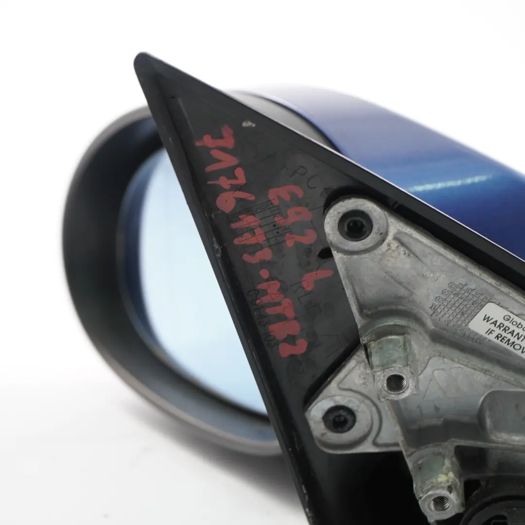 Wing Mirror Door BMW E92 E93 Left Outside N/S Montegoblau Metallic Blue A51 to with Part number 7176173 Wing Mirror Door BMW E92 E93 Left Outside N/S Montegoblau Metallic Blue A51 - SKU rhd-7176173-MTB2 - Part number 7176173