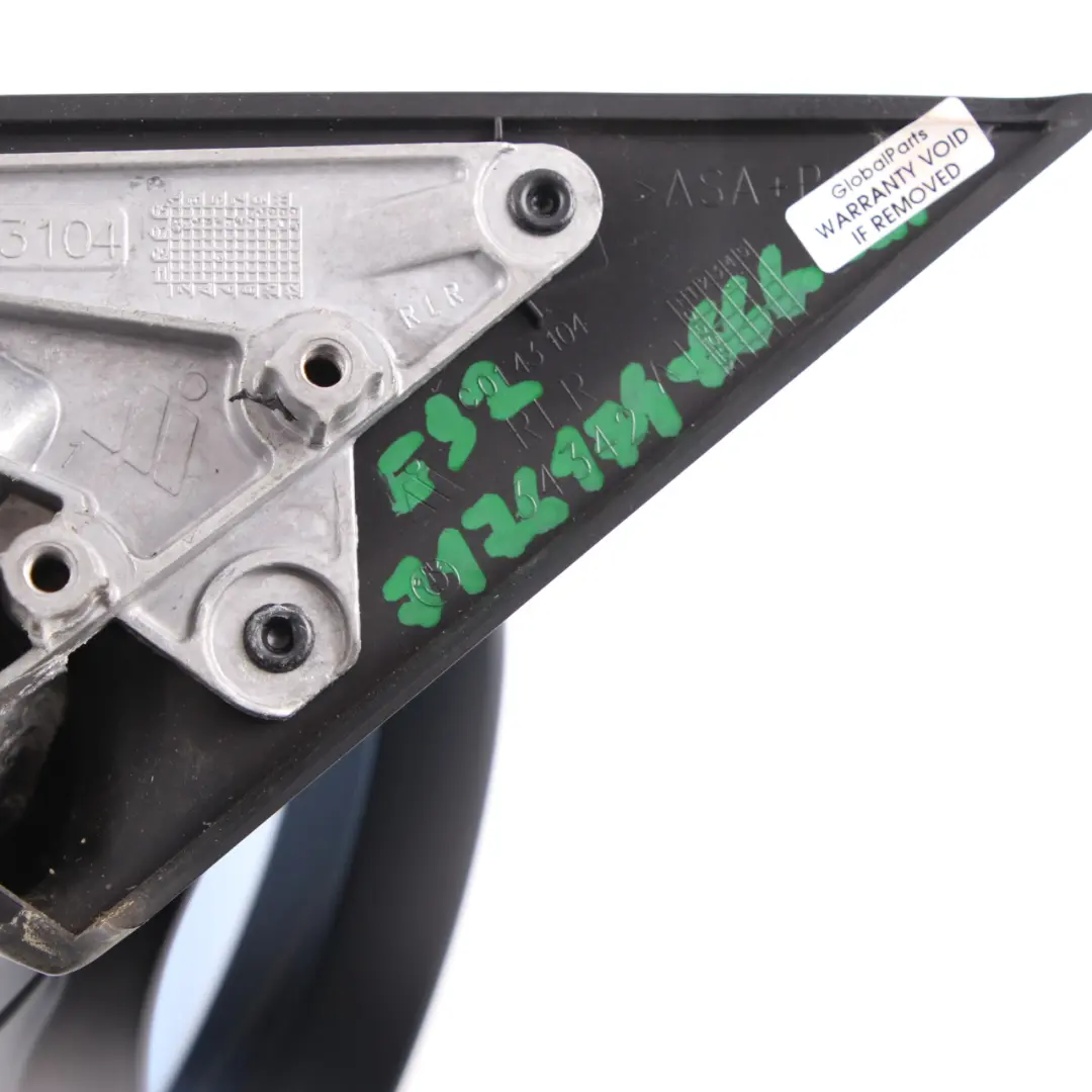 BMW 3 Series E92 E93 Right Wing Mirror O/S Spacegrau Metallic Space Grey A52 - SKU rhd-7176174-SCG - Part number 7176174