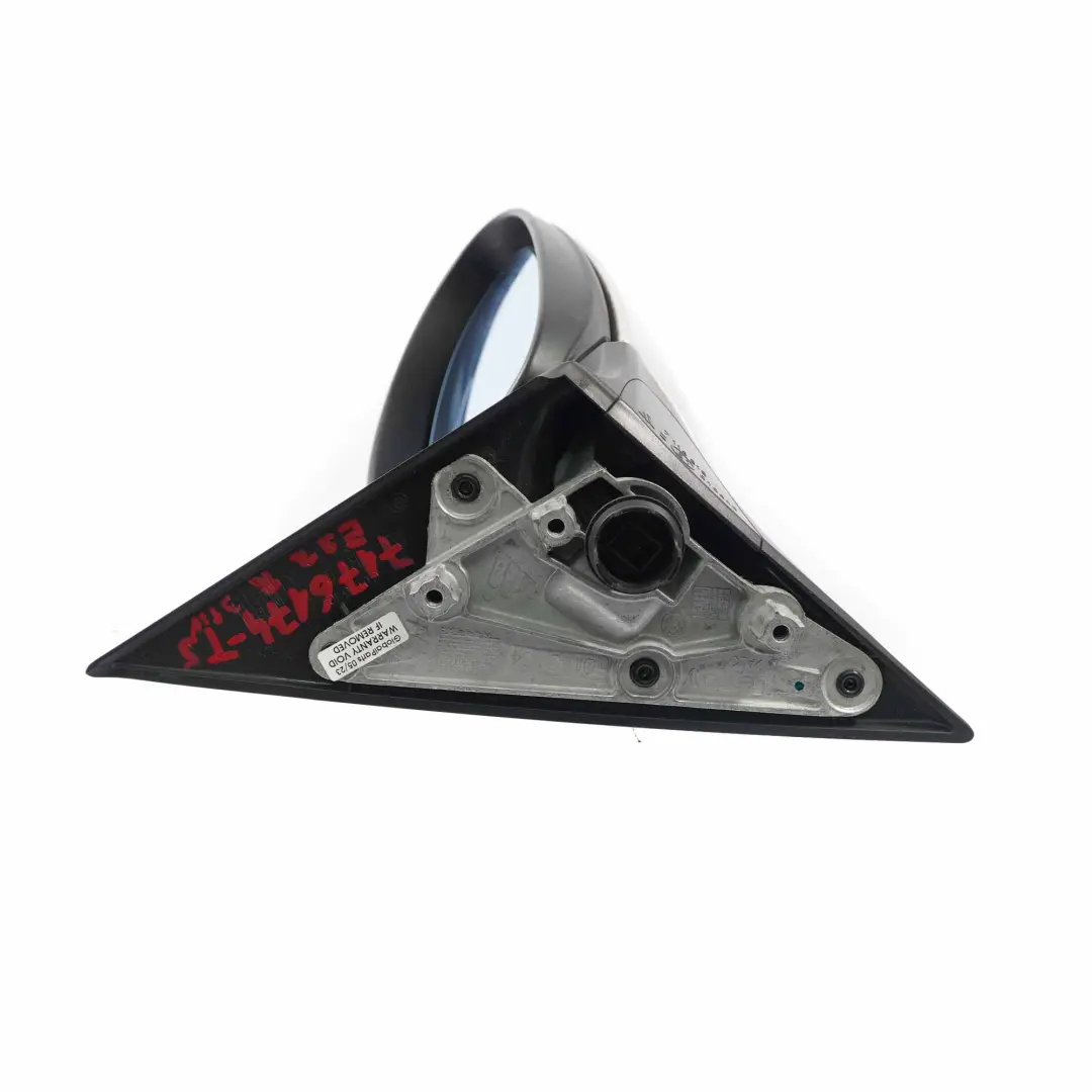 Wing Mirror BMW E92 E93 Door Right O/S Titansilber Titan Silver Metallic - 354 to with Part number 7176174 Wing Mirror BMW E92 E93 Door Right O/S Titansilber Titan Silver Metallic - 354 - SKU rhd-7176174-TS - Part number 7176174