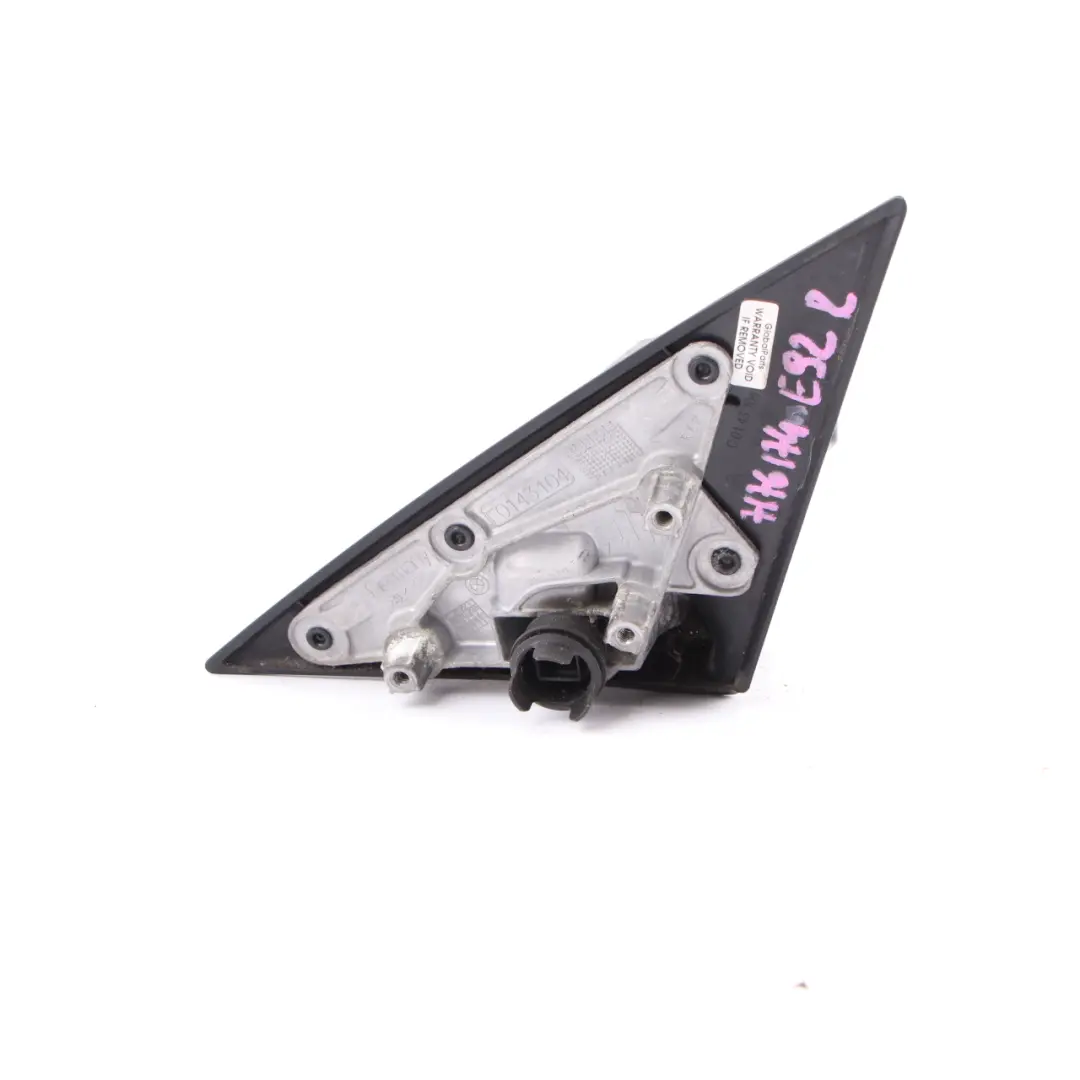 Base Wing Mirror BMW E92 E93 Right Door O/S Outside 3 Pins to with Part number 7176174 Base Wing Mirror BMW E92 E93 Right Door O/S Outside 3 Pins - SKU rhd-7176174 - Part number 7176174