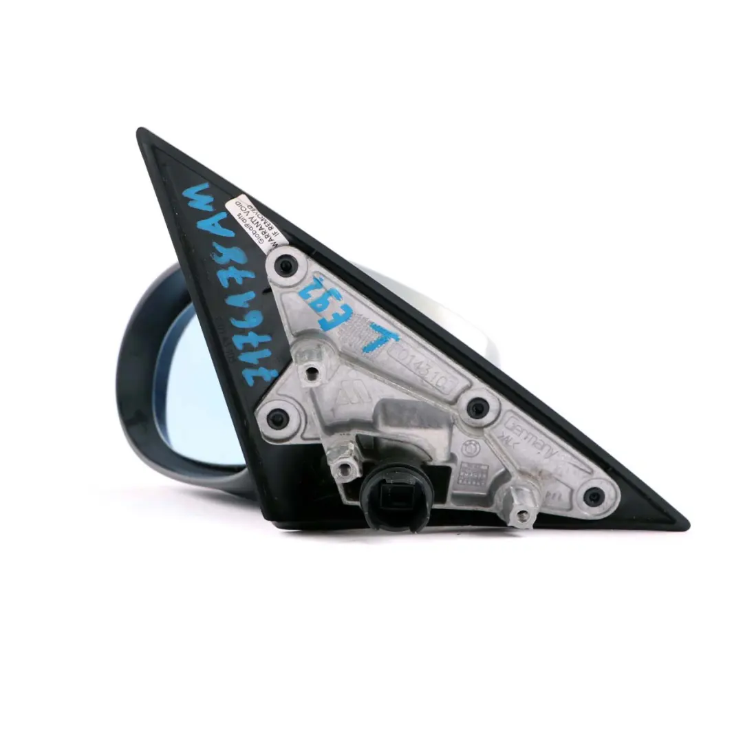 Fold Left Wing Mirror N/S Arktis Arctic Metallic A34 to BMW 3 Series E92 E93 Power with Part number 7176177 BMW 3 Series E92 E93 Power Fold Left Wing Mirror N/S Arktis Arctic Metallic A34 - SKU rhd-7176177-AM - Part number 7176177