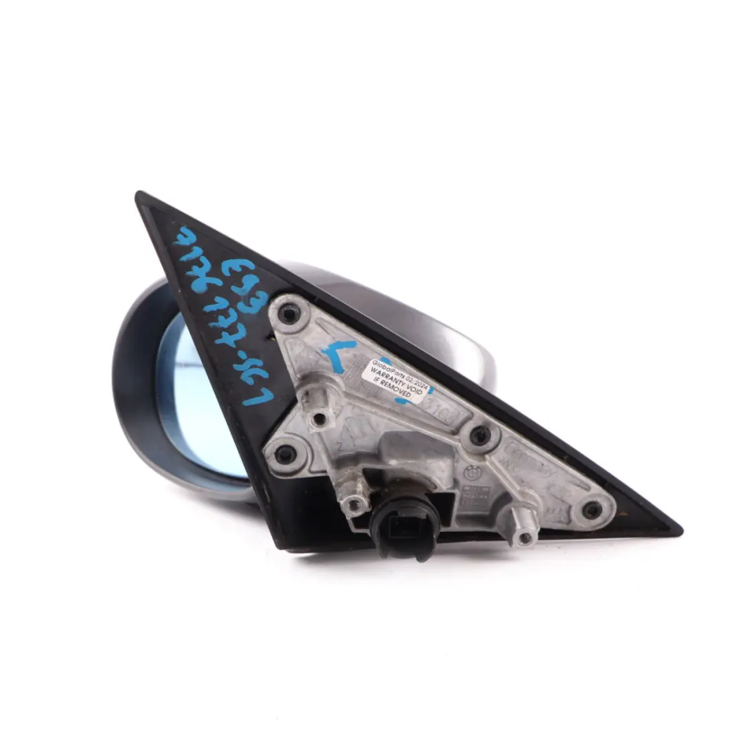 Fold Heated Wing Mirror Left N/S Sparkling Graphite A22 to BMW E92 E93 Power with Part number 7176177 BMW E92 E93 Power Fold Heated Wing Mirror Left N/S Sparkling Graphite A22 - SKU rhd-7176177-SG1 - Part number 7176177