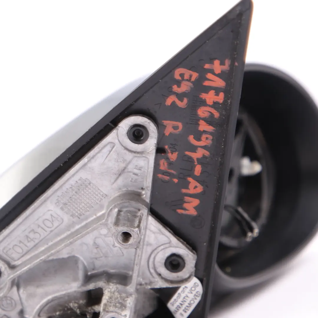  Wing Mirror BMW E92 E93 Heated Power Fold Right O/S Arktis Arctic Metallic A34 - SKU rhd-7176178-AM1 - Part number 7176178