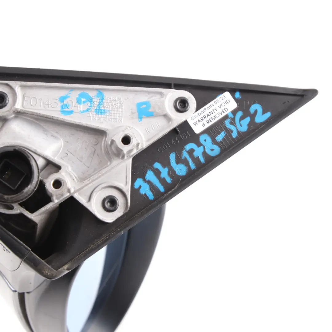 Wing Mirror BMW E92 E93 Power Fold Heated Right O/S Sparkling Graphite - A22 to with Part number 7176178 Wing Mirror BMW E92 E93 Power Fold Heated Right O/S Sparkling Graphite - A22 - SKU rhd-7176178-SG2 - Part number 7176178
