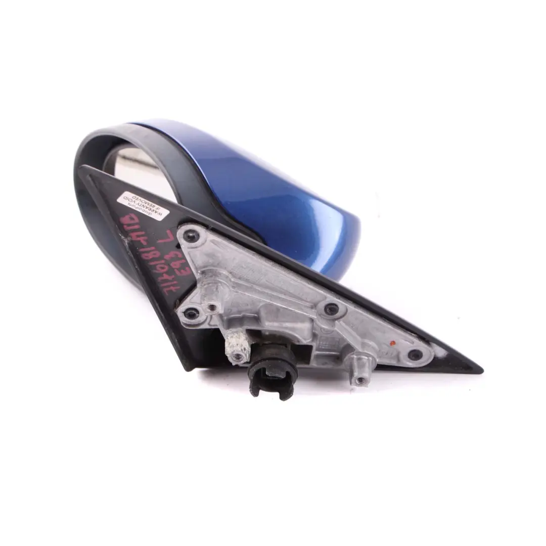 Dip Power Fold Left Wing Mirror N/S Montegoblau Montego Blue to BMW E92 E93 Auto with Part number 7176181 BMW E92 E93 Auto Dip Power Fold Left Wing Mirror N/S Montegoblau Montego Blue - SKU rhd-7176181-MTB - Part number 7176181