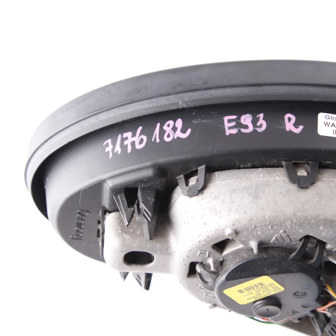 Wing Mirror BMW E92 E93 Auto Dip Power Fold Door Right O/S 3 Pins to with Part number 7176182 Wing Mirror BMW E92 E93 Auto Dip Power Fold Door Right O/S 3 Pins - SKU rhd-7176182 - Part number 7176182