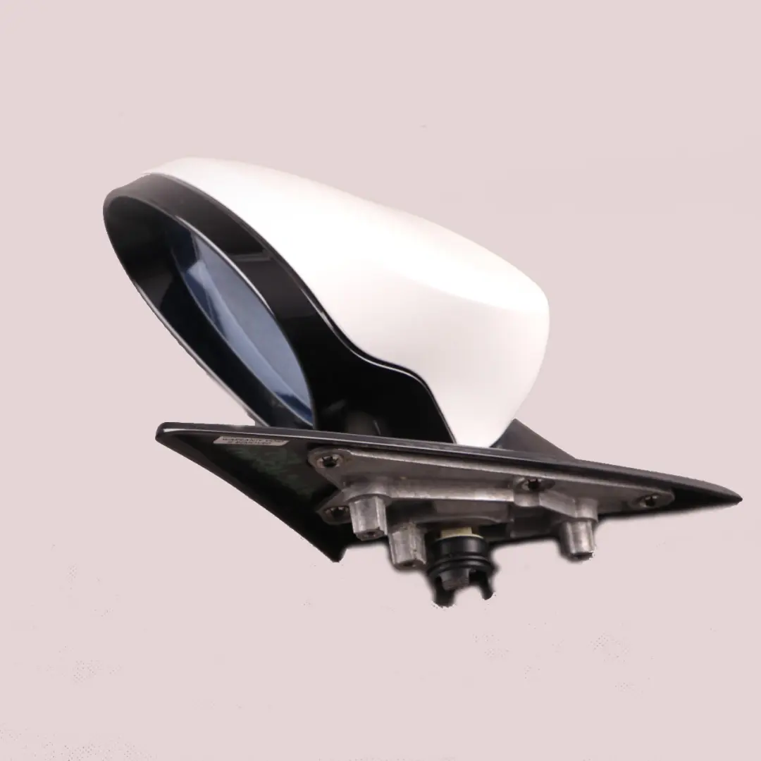 BMW 3 E92 M Sport Left N/S Heated Wing Mirror Alpine White - 300 - SKU rhd-7176185-AW - Part number 7176185