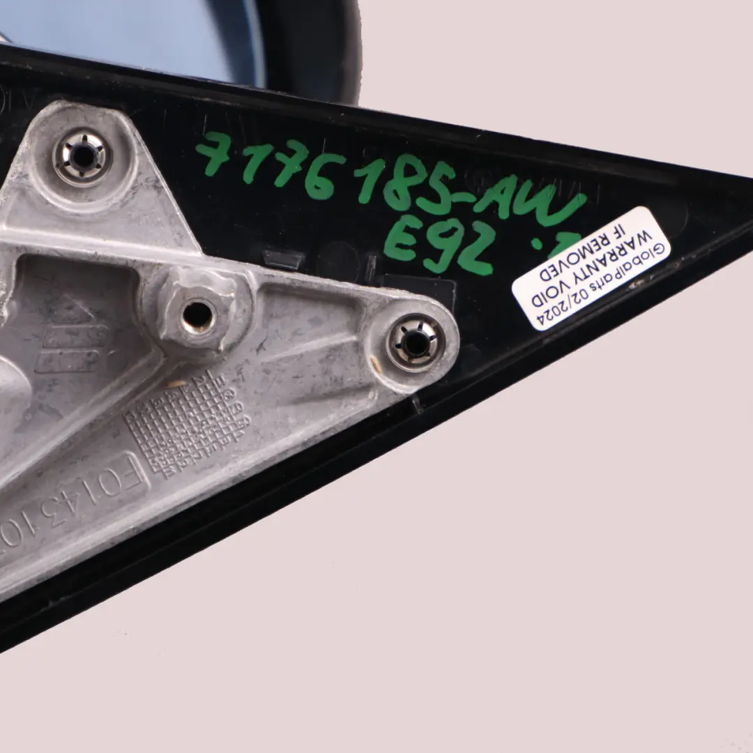 Left N/S Heated Wing Mirror Alpine White - 300 to BMW 3 E92 M Sport with Part number 7176185 BMW 3 E92 M Sport Left N/S Heated Wing Mirror Alpine White - 300 - SKU rhd-7176185-AW - Part number 7176185