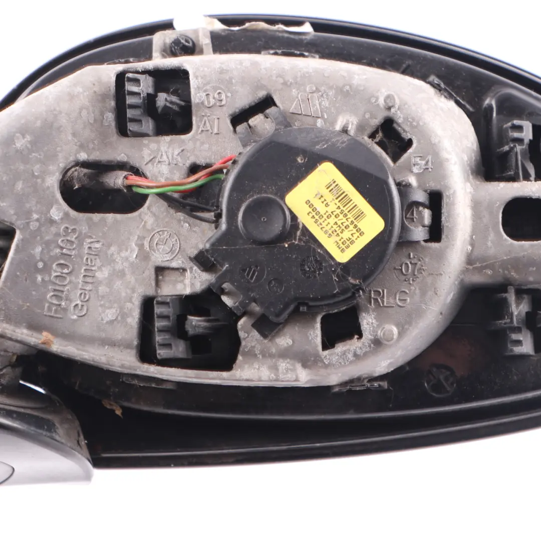 High Gloss Left Door Wing Mirror N/S Black Sapphire to BMW 3 Series 2 E92 M Sport with Part number 7176185 BMW 3 Series 2 E92 M Sport High Gloss Left Door Wing Mirror N/S Black Sapphire - SKU rhd-7176185-BS2 - Part number 7176185