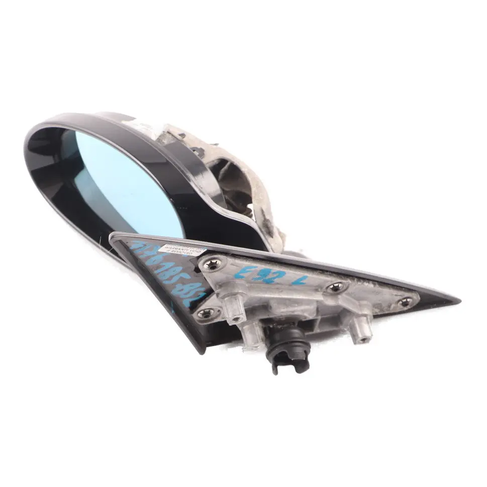 High Gloss Left Door Wing Mirror N/S Black Sapphire to BMW 3 Series 2 E92 M Sport with Part number 7176185 BMW 3 Series 2 E92 M Sport High Gloss Left Door Wing Mirror N/S Black Sapphire - SKU rhd-7176185-BS2 - Part number 7176185