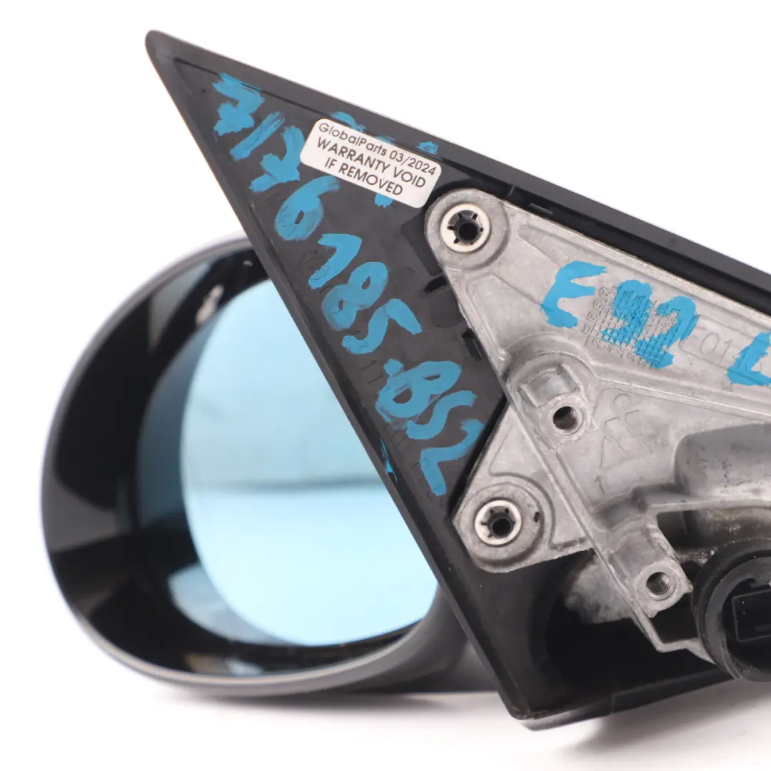 High Gloss Left Door Wing Mirror N/S Black Sapphire to BMW 3 Series 2 E92 M Sport with Part number 7176185 BMW 3 Series 2 E92 M Sport High Gloss Left Door Wing Mirror N/S Black Sapphire - SKU rhd-7176185-BS2 - Part number 7176185