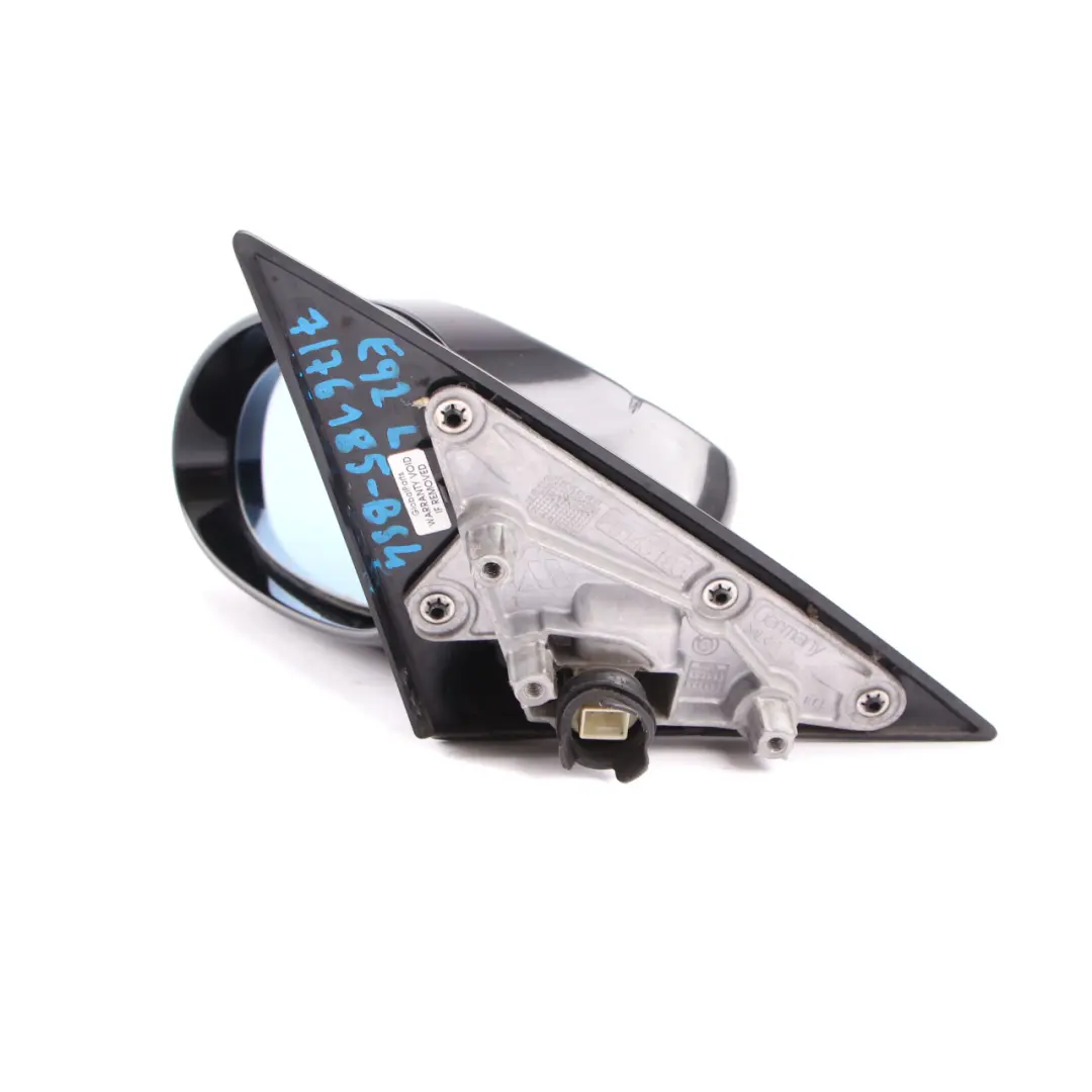  Wing Mirror BMW E92 M Sport High Gloss Left Door N/S Black Sapphire Metallic 475 - SKU rhd-7176185-BS4 - Part number 7176185