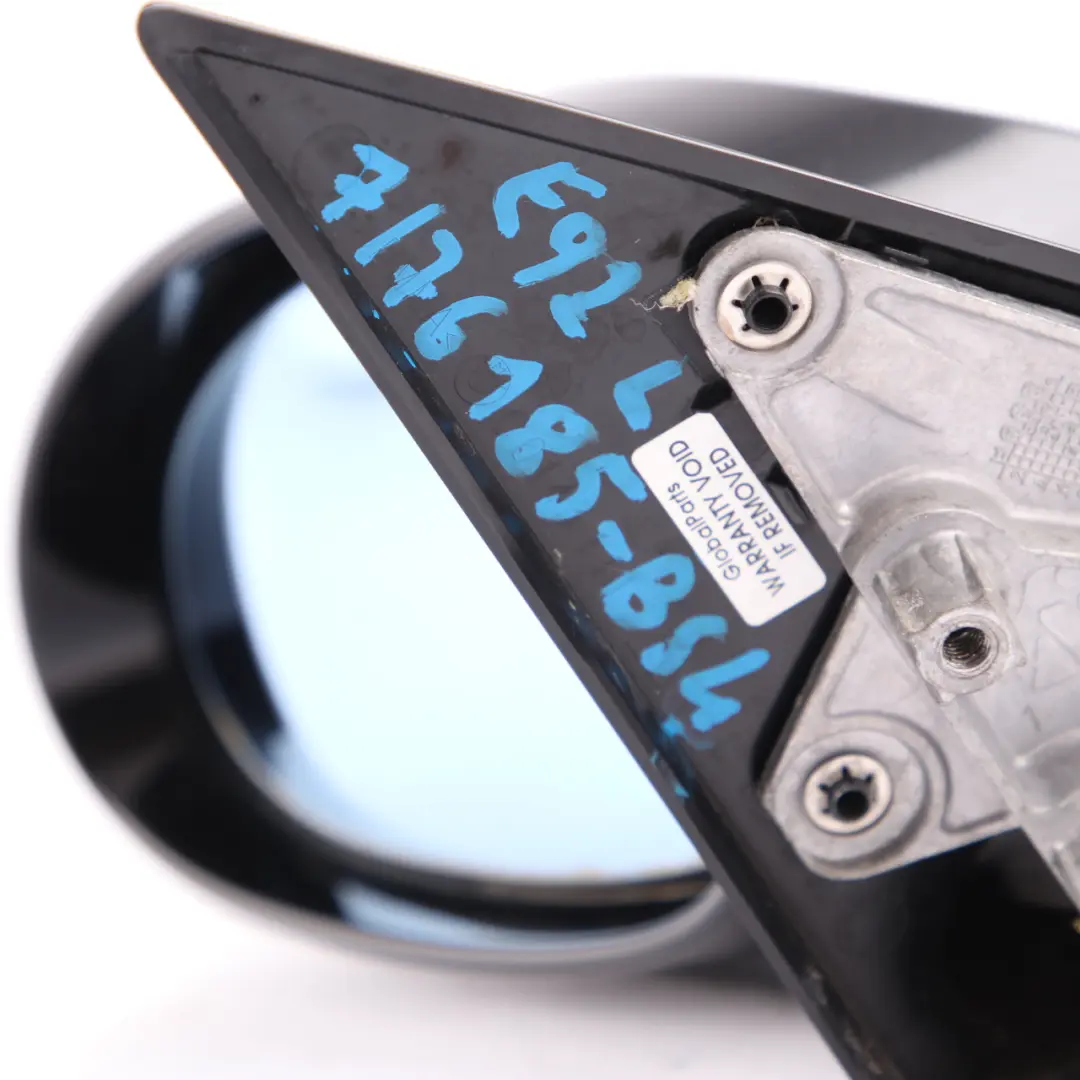 Wing Mirror BMW E92 M Sport High Gloss Left Door N/S Black Sapphire Metallic 475 to with Part number 7176185 Wing Mirror BMW E92 M Sport High Gloss Left Door N/S Black Sapphire Metallic 475 - SKU rhd-7176185-BS4 - Part number 7176185
