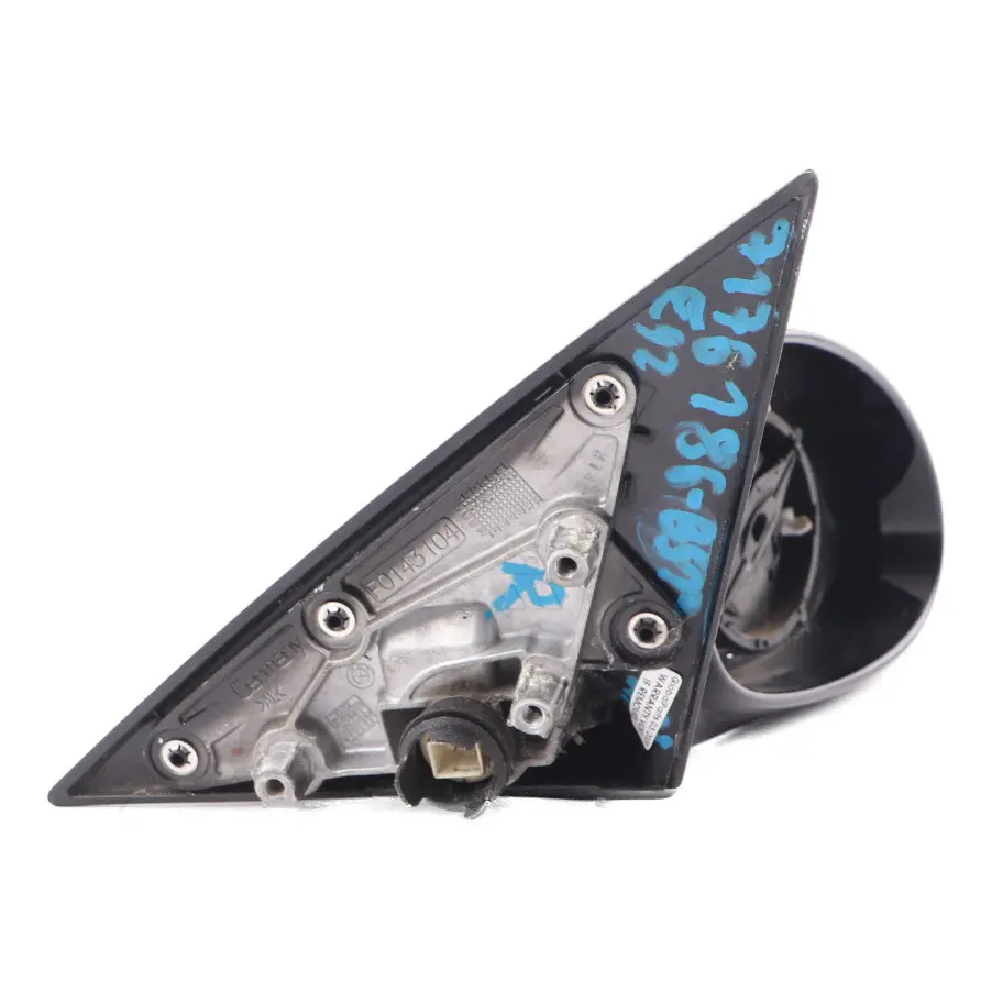  Wing Mirror BMW E92 E93 1 M Sport Right Door High Gloss O/S Black Sapphire 475 - SKU rhd-7176186-BS1 - Part number 7176186