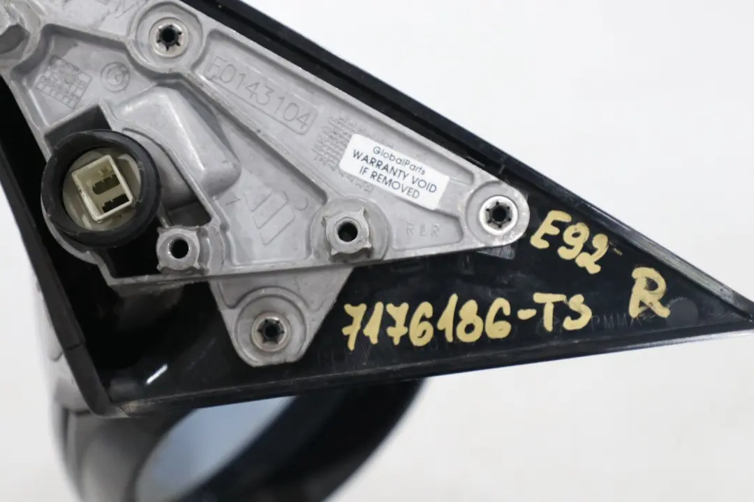 M-Sport Right Heated Wing Mirror O/S Titansilber Silver to BMW 3 Series E92 E93 with Part number 7176186 BMW 3 Series E92 E93 M-Sport Right Heated Wing Mirror O/S Titansilber Silver - SKU rhd-7176186-TS - Part number 7176186