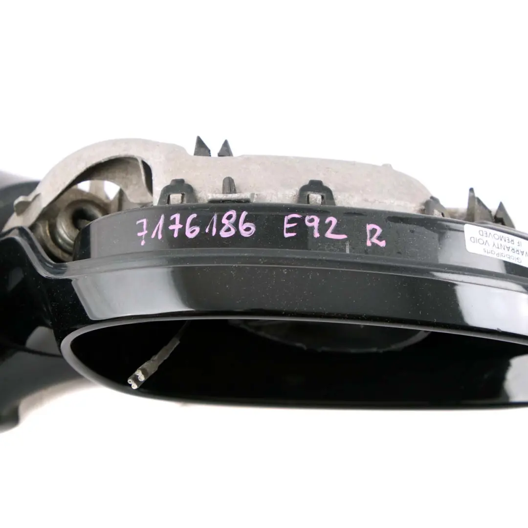 Base Wing Mirror BMW E92 E93 M Sport Shadow Line High Gloss Heated Right O/S to with Part number 7176186 Base Wing Mirror BMW E92 E93 M Sport Shadow Line High Gloss Heated Right O/S - SKU rhd-7176186 - Part number 7176186