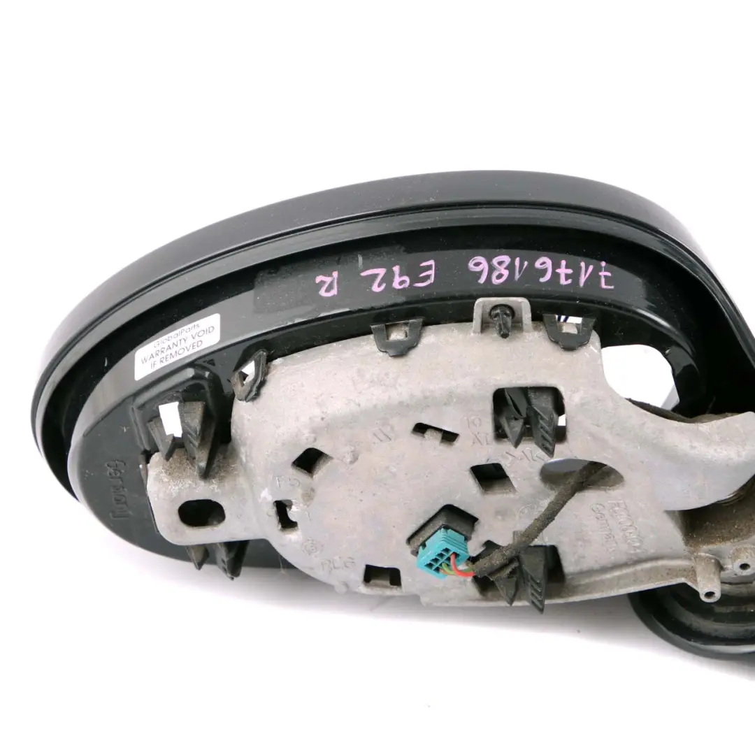 Base Wing Mirror BMW E92 E93 M Sport Shadow Line High Gloss Heated Right O/S to with Part number 7176186 Base Wing Mirror BMW E92 E93 M Sport Shadow Line High Gloss Heated Right O/S - SKU rhd-7176186 - Part number 7176186