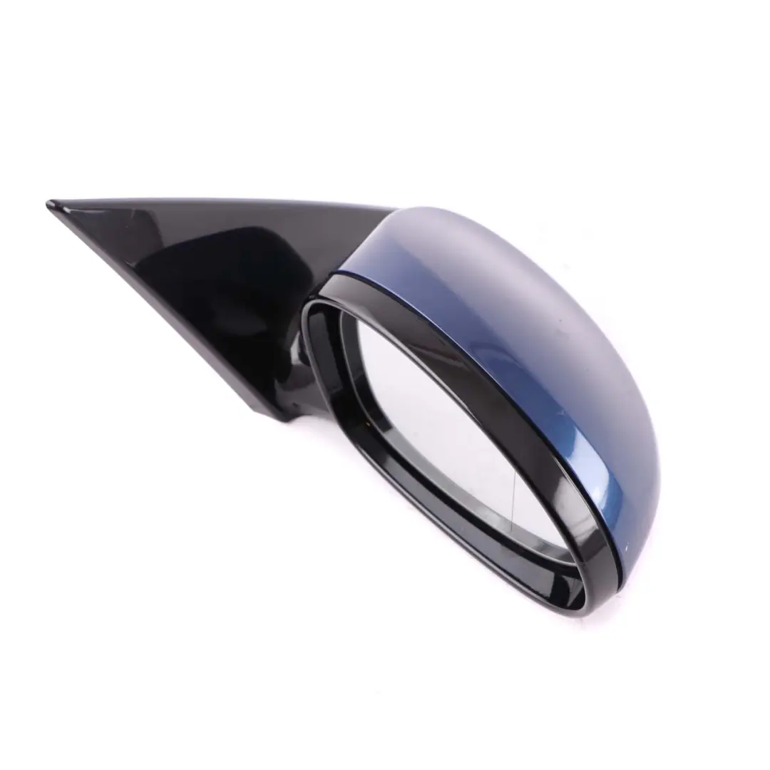 BMW 3 E92 E93 1 M Sport Right O/S Heated Wing Mirror Memory Le Mans Blau Blue - SKU rhd-7176190-LMB1 - Part number 7176190