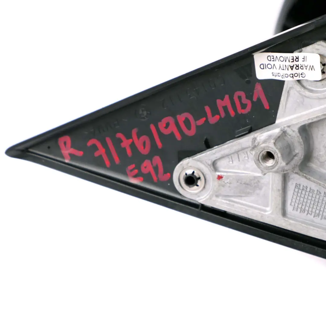 Right O/S Heated Wing Mirror Memory Le Mans Blau Blue to BMW 3 E92 E93 1 M Sport with Part number 7176190 BMW 3 E92 E93 1 M Sport Right O/S Heated Wing Mirror Memory Le Mans Blau Blue - SKU rhd-7176190-LMB1 - Part number 7176190