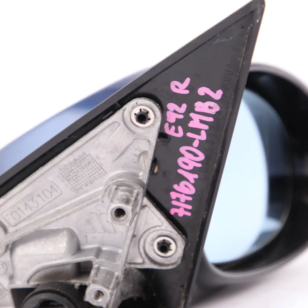  Wing Mirror BMW E92 E93 2 M Sport Right O/S Heated Memory Le Mans Blau Blue 381 - SKU rhd-7176190-LMB2 - Part number 7176190