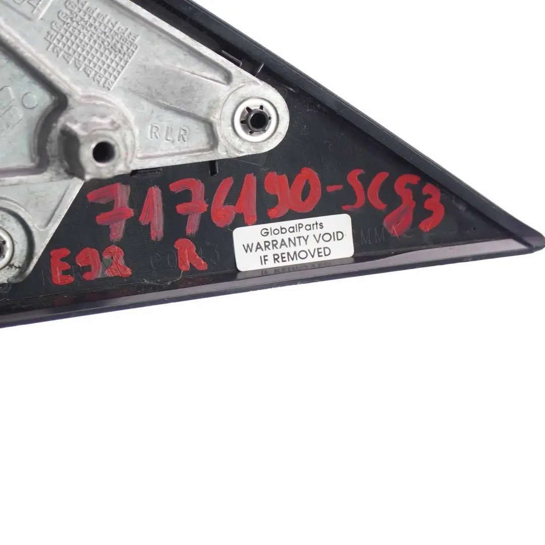 Wing Mirror BMW E92 E93 M Sport Right O/S Heated Memory Spacegrau Space Grey A52 to with Part number 7176190 Wing Mirror BMW E92 E93 M Sport Right O/S Heated Memory Spacegrau Space Grey A52 - SKU rhd-7176190-SCG3 - Part number 7176190