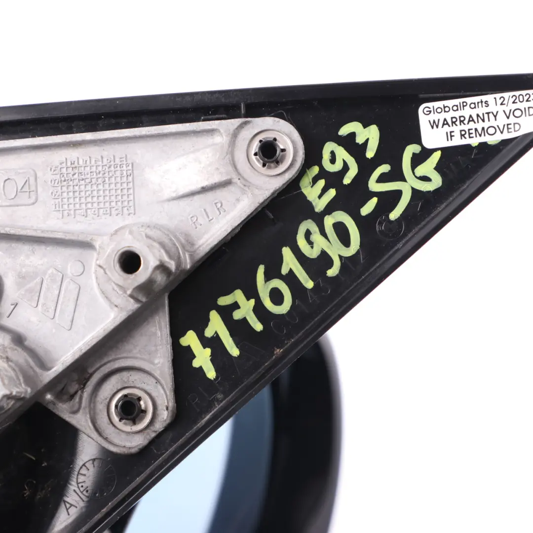 Wing Mirror BMW E92 E93 Right O/S Heated Memory Spacegrau Space Grey A52 to with Part number 7176190 Wing Mirror BMW E92 E93 Right O/S Heated Memory Spacegrau Space Grey A52 - SKU rhd-7176190-SG - Part number 7176190