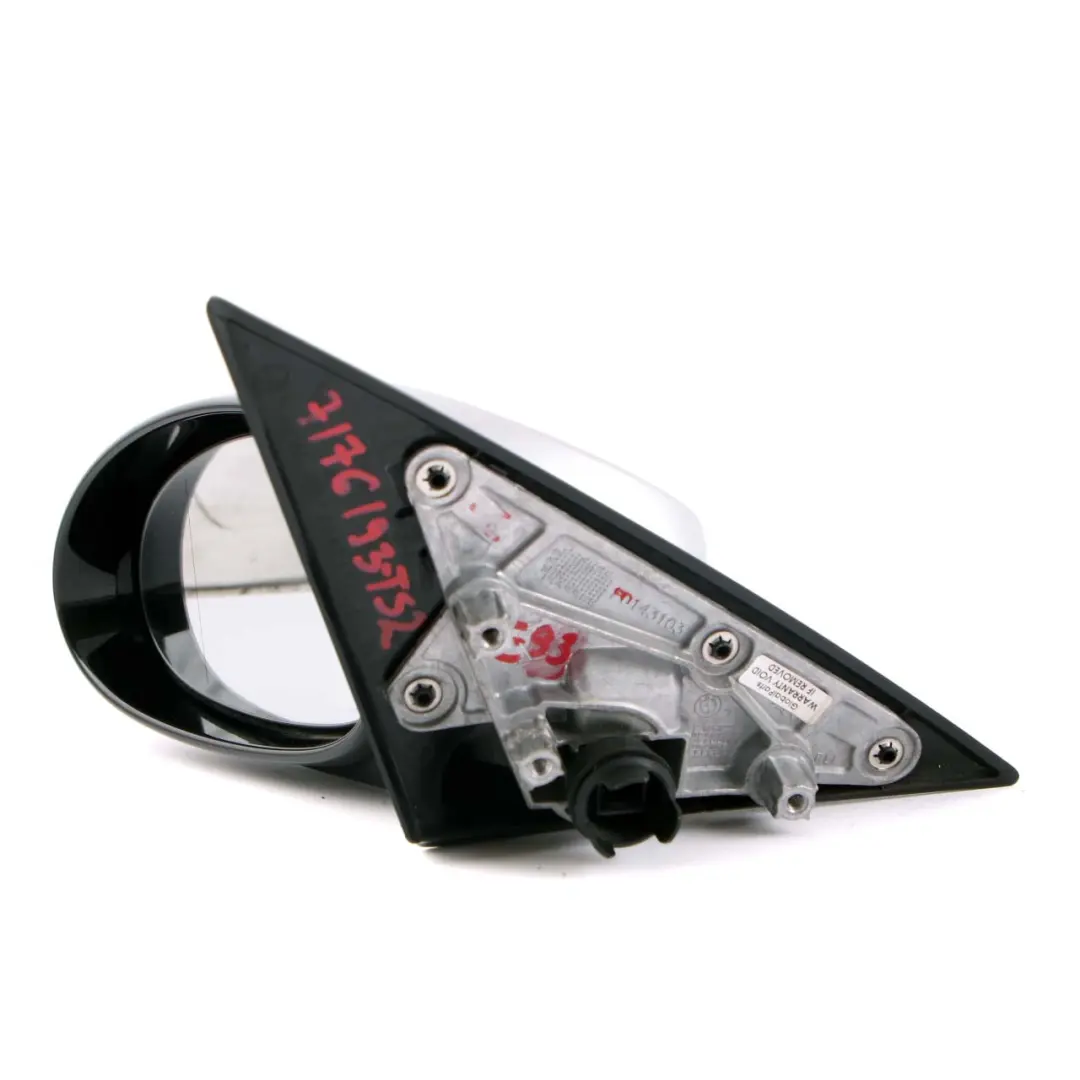 BMW 3 Series E92 2 Power Fold Left N/S Wing Mirror High Gloss Titansilber Silver - SKU rhd-7176193-TS2 - Part number 7176193