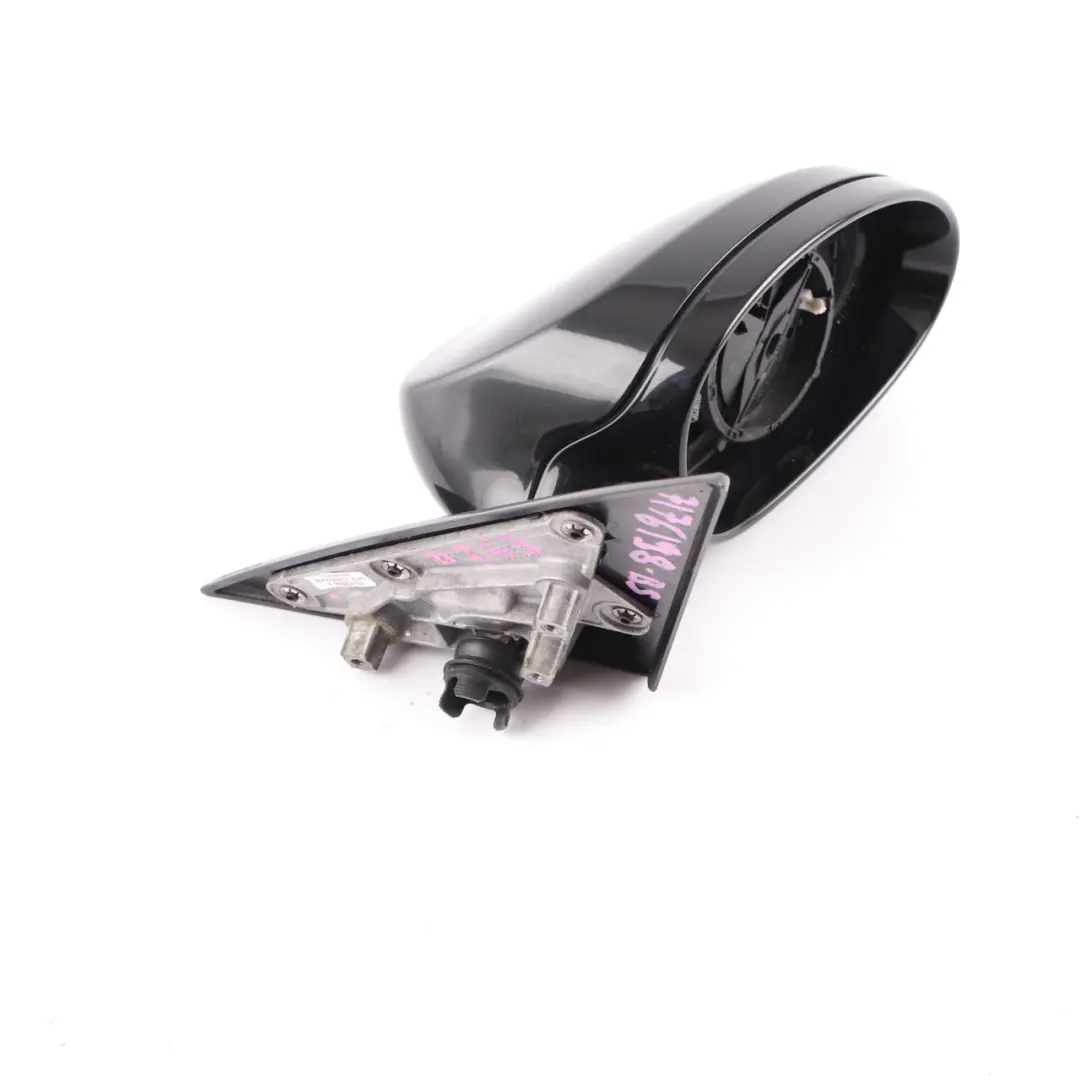Mirror Wing BMW E92 High Gloss Power Fold Auto Dip Right Black Sapphire 475 to with Part number 7176198 Mirror Wing BMW E92 High Gloss Power Fold Auto Dip Right Black Sapphire 475 - SKU rhd-7176198-BS - Part number 7176198