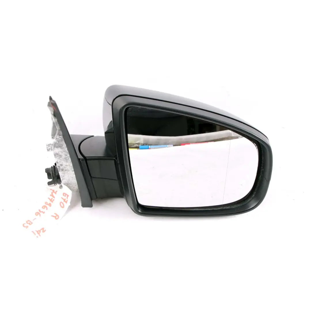  Wing Mirror Door BMW X5 E70 Outside Right Door O/S Black Sapphire Metallic 475 - SKU rhd-7179636-BS - Part number 7179636