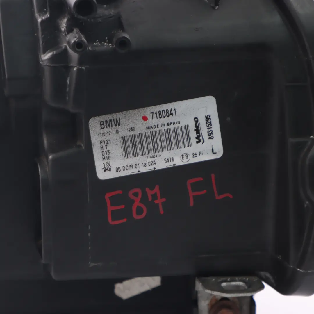Bi-Xenon Headlight Headlamp Lamp Light Front Left N/S to BMW E87 with Part number 7180841 BMW E87 Bi-Xenon Headlight Headlamp Lamp Light Front Left N/S - SKU rhd-7180841 - Part number 7180841