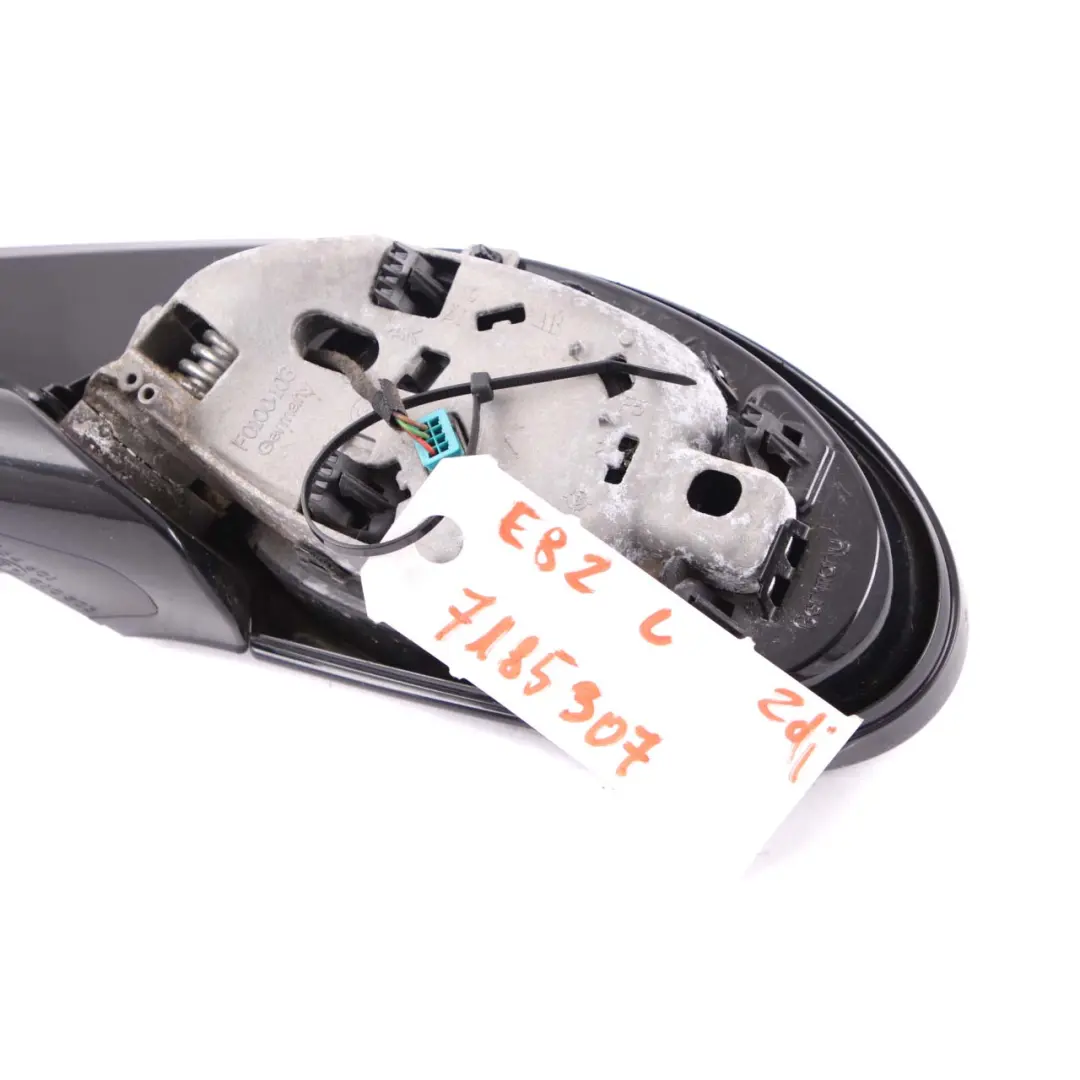  Wing Mirror BMW E81 E82 M Sport High Gloss Shadow Line Left N/S Heated - SKU RHD-7185307-3 - Part number 7185307