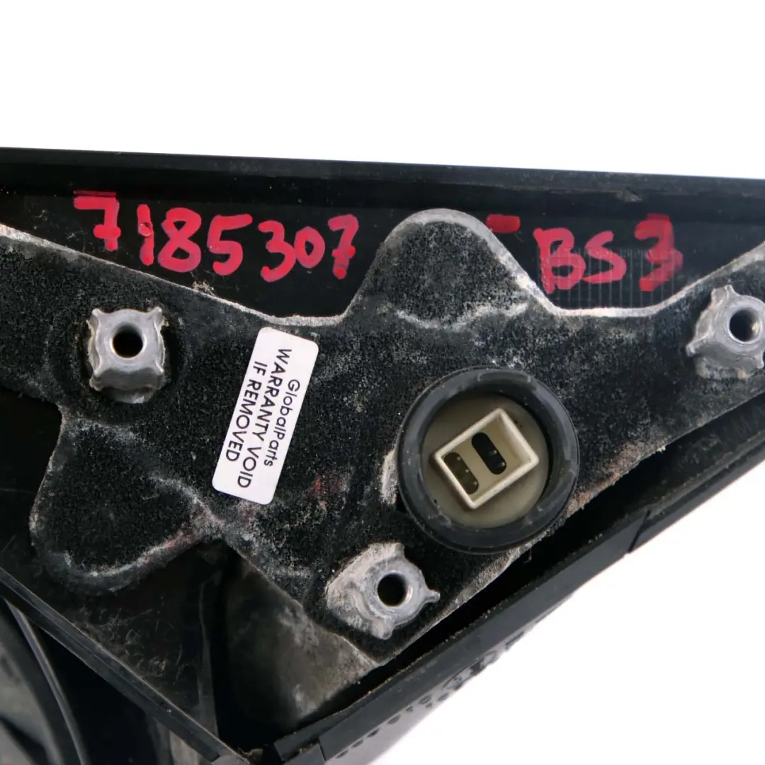 High Gloss Left Wing Mirror N/S Black Sapphire to BMW 1 Series 3 E81 E82 M Sport with Part number 7185307 BMW 1 Series 3 E81 E82 M Sport High Gloss Left Wing Mirror N/S Black Sapphire - SKU rhd-7185307-BS3 - Part number 7185307