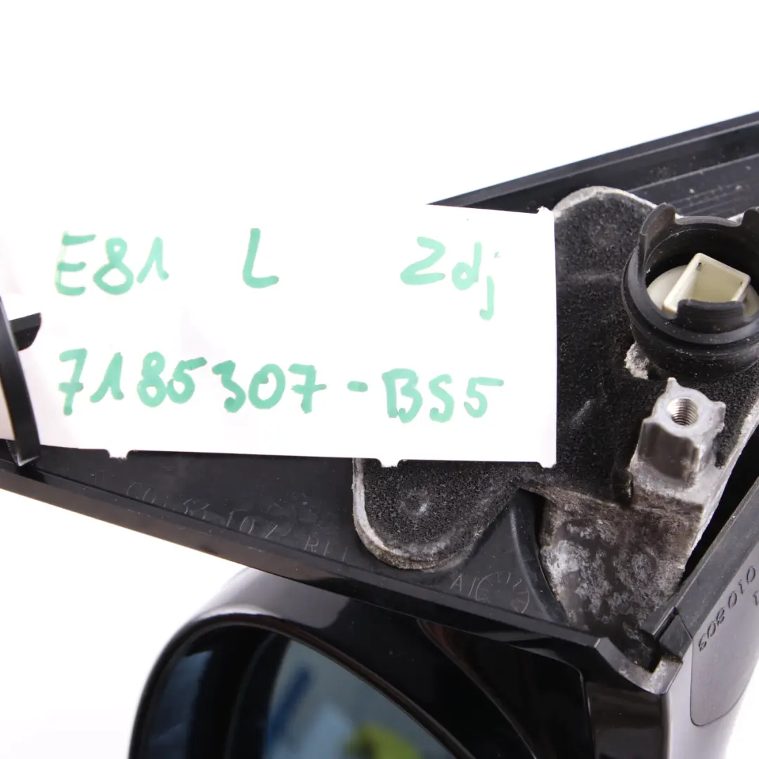 Door Wing Mirror BMW E81 E82 M Sport High Gloss Left N/S Black Sapphire 475 to with Part number 7185307 Door Wing Mirror BMW E81 E82 M Sport High Gloss Left N/S Black Sapphire 475 - SKU rhd-7185307-BS5 - Part number 7185307