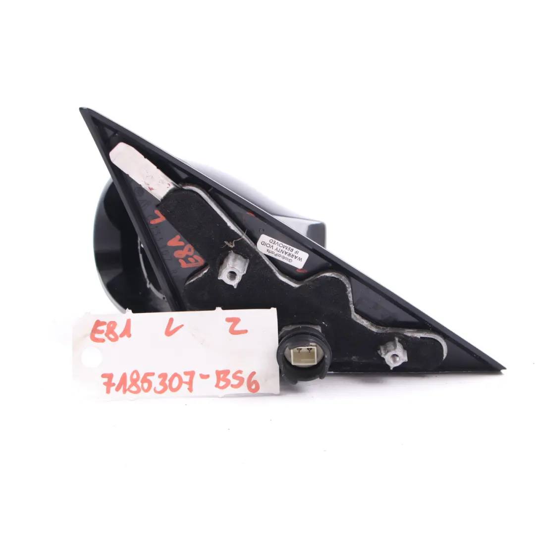  Door Wing Mirror BMW E81 E82 6 M Sport High Gloss Left N/S Black Sapphire 475 - SKU rhd-7185307-BS6 - Part number 7185307
