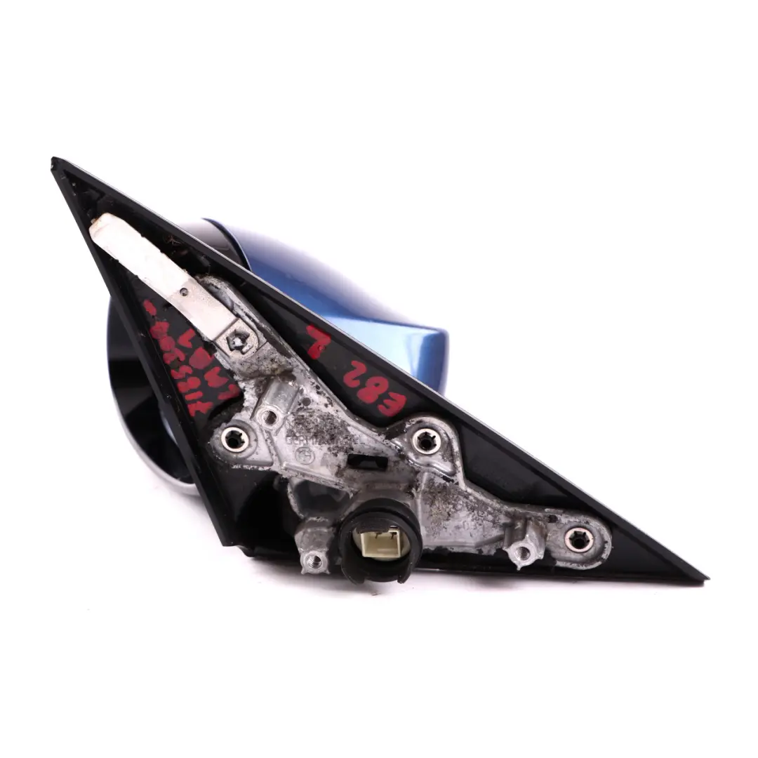 High Gloss Left Wing Mirror N/S Le Mans Blau Blue 381 to BMW 1 E81 E82 1 M Sport with Part number 7185307 BMW 1 E81 E82 1 M Sport High Gloss Left Wing Mirror N/S Le Mans Blau Blue 381 - SKU rhd-7185307-LMB1 - Part number 7185307