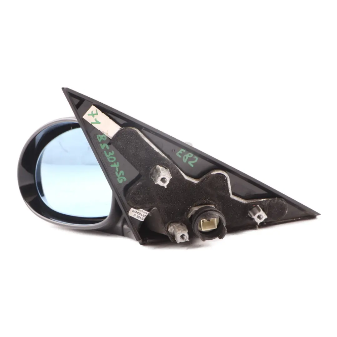 BMW E81 E82 Wing Mirror M Sport High Gloss Door Left N/S Sparkling Graphite A22 - SKU rhd-7185307-SG - Part number 7185307