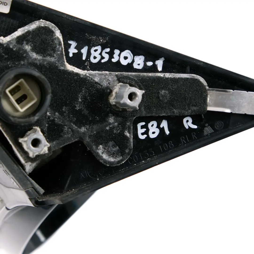 High Gloss Right Wing Mirror O/S Without Cover to BMW 1 Series E81 E82 E88 M Sport with Part number 7185308 BMW 1 Series E81 E82 E88 M Sport High Gloss Right Wing Mirror O/S Without Cover - SKU rhd-7185308-1 - Part number 7185308