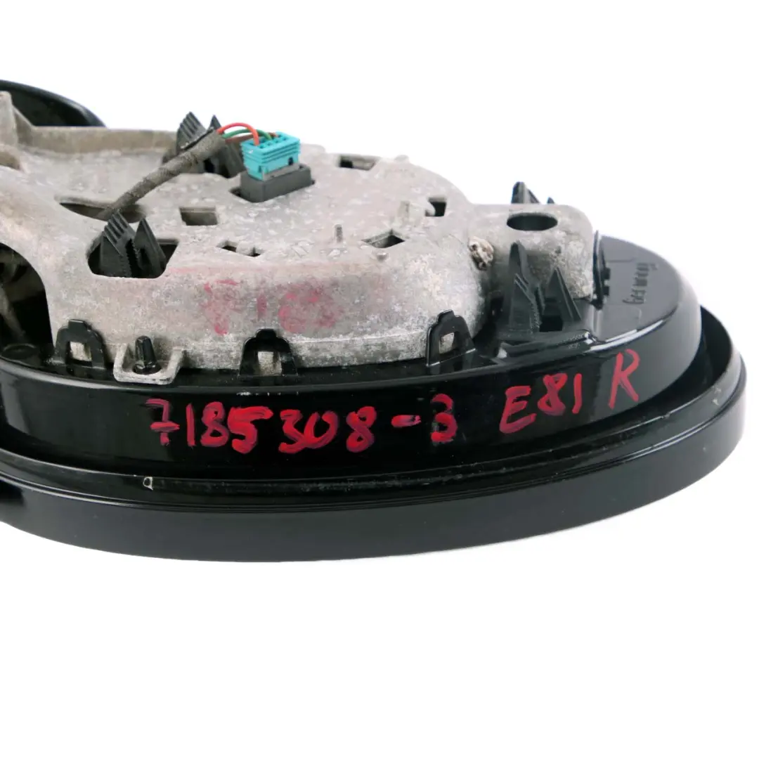 High Gloss Heated Right Base Wing Mirror O/S to BMW 1 Series E81 E82 E88 M Sport with Part number 7185308 BMW 1 Series E81 E82 E88 M Sport High Gloss Heated Right Base Wing Mirror O/S - SKU rhd-7185308-3 - Part number 7185308