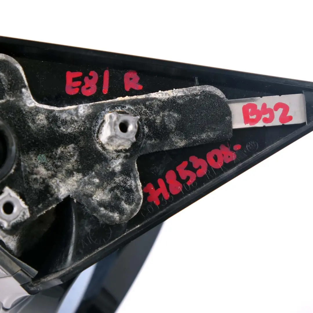 High Gloss Right Mirror O/S Black Sapphire to BMW 1 Series 2 E81 E82 E88 M Sport with Part number 7185308 BMW 1 Series 2 E81 E82 E88 M Sport High Gloss Right Mirror O/S Black Sapphire - SKU rhd-7185308-BS2 - Part number 7185308