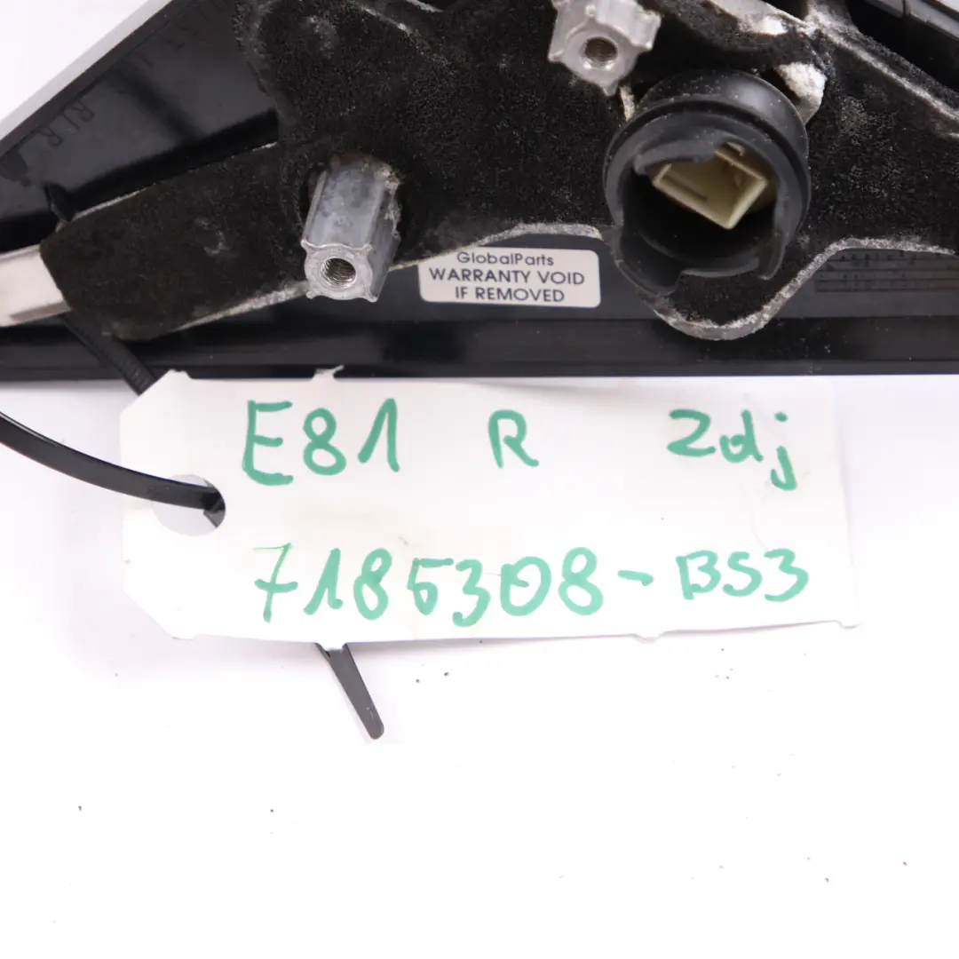 Door Wing Mirror BMW E81 E82 E88 M Sport High Gloss Right O/S Black Sapphire 475 to with Part number 7185308 Door Wing Mirror BMW E81 E82 E88 M Sport High Gloss Right O/S Black Sapphire 475 - SKU rhd-7185308-BS3 - Part number 7185308