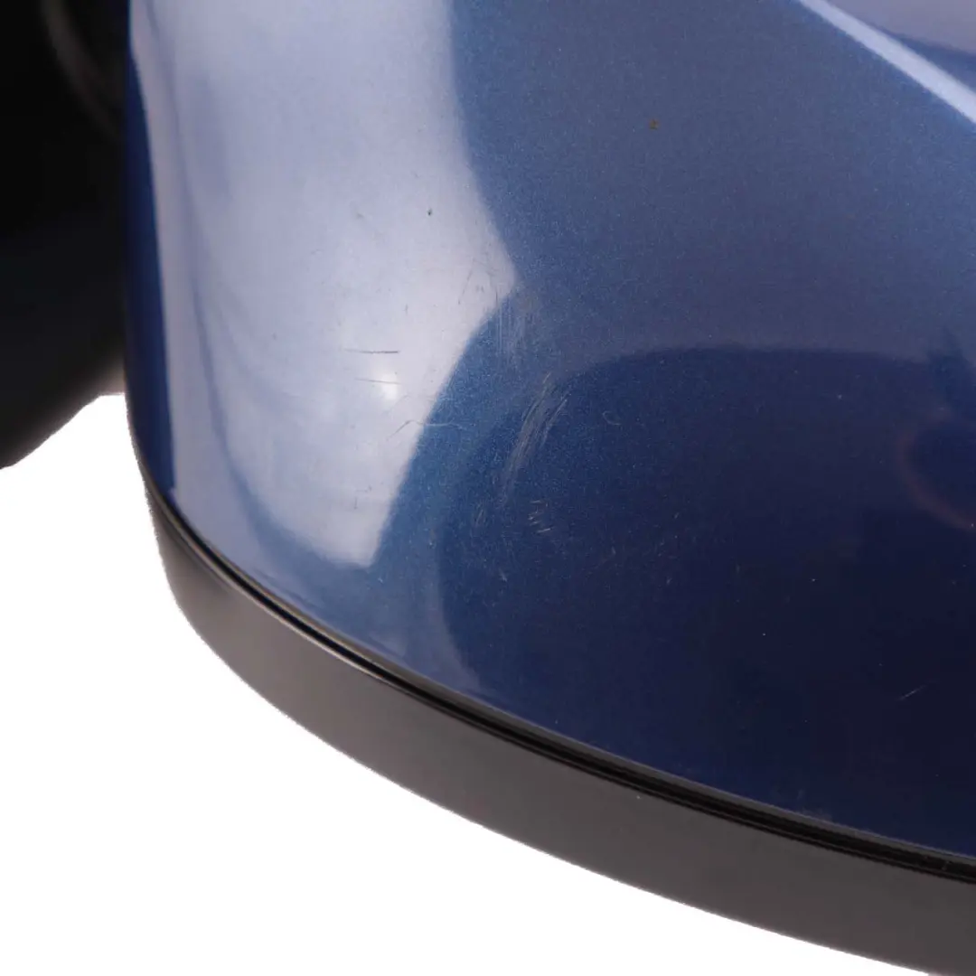 High Gloss Right Wing Mirror O/S Montegoblau Montego Blue to BMW E81 E82 M Sport with Part number 7185308 BMW E81 E82 M Sport High Gloss Right Wing Mirror O/S Montegoblau Montego Blue - SKU rhd-7185308-MTB - Part number 7185308