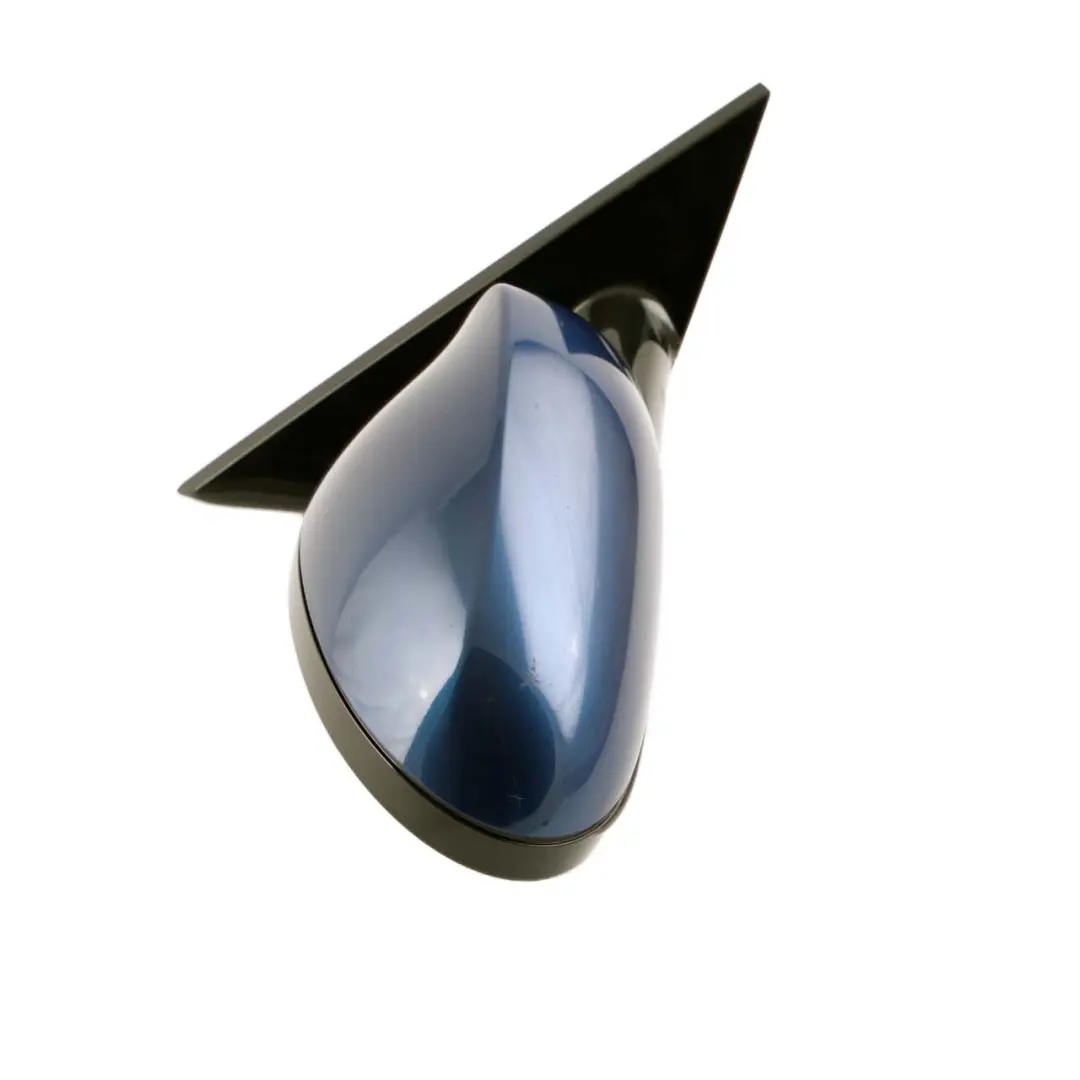 High Gloss Right Wing Mirror O/S Montegoblau Montego Blue to BMW E81 E82 M Sport with Part number 7185308 BMW E81 E82 M Sport High Gloss Right Wing Mirror O/S Montegoblau Montego Blue - SKU rhd-7185308-MTB - Part number 7185308