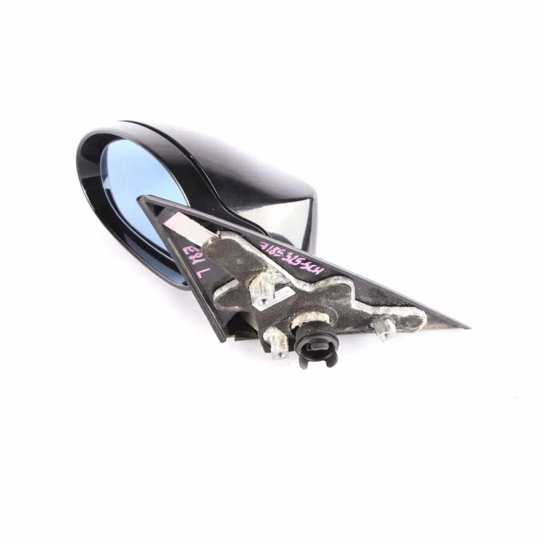  Wing Mirror Door BMW E81 E82 M Sport Power Fold Left N/S Schwarz 2 Black 668 - SKU rhd-7185325-SCH - Part number 7185325
