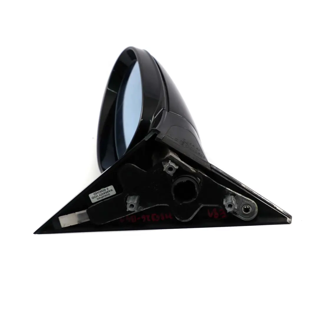 BMW 1 Series E81 E82 M Sport Power Fold Right Wing Mirror O/S Black Sapphire - SKU rhd-7185326-BS1 - Part number 7185326