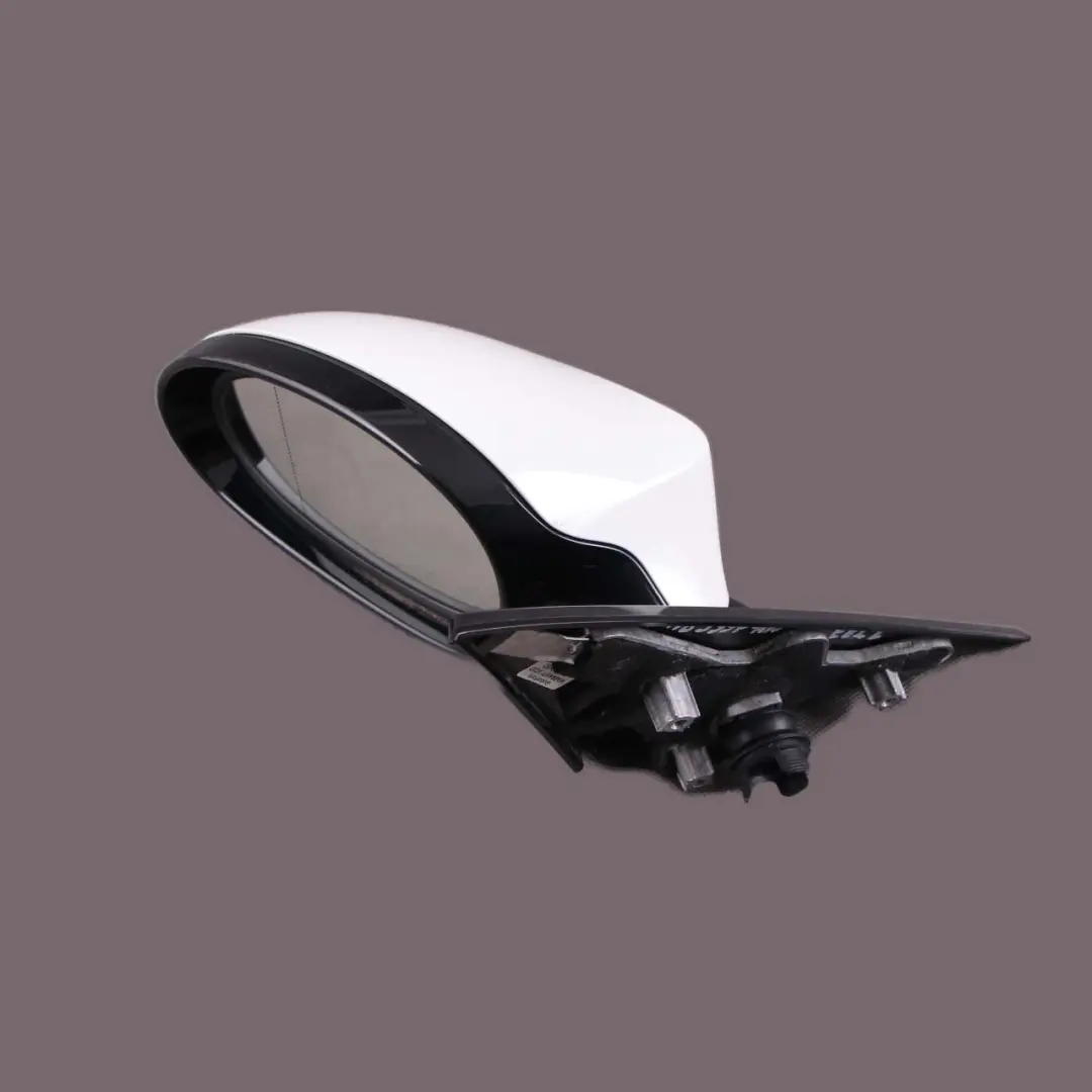 Door Wing Mirror BMW E81 E82 M Sport Auto Dip Left N/S Alpinweiss Alpine White - SKU rhd-7185337-AW - Part number 7185337