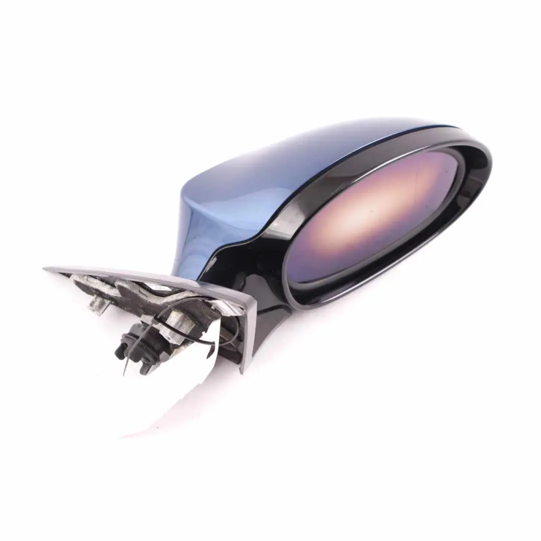Wing Mirror BMW E81 E82 M Sport Power Fold Auto Dip Right O/S Le Mans Blau Blue to with Part number 7185338 Wing Mirror BMW E81 E82 M Sport Power Fold Auto Dip Right O/S Le Mans Blau Blue - SKU rhd-7185338-LMB - Part number 7185338