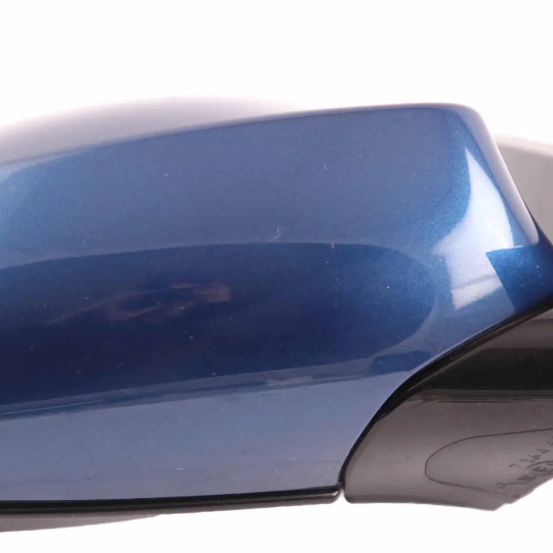 Wing Mirror BMW E81 E82 M Sport Power Fold Auto Dip Right O/S Le Mans Blau Blue to with Part number 7185338 Wing Mirror BMW E81 E82 M Sport Power Fold Auto Dip Right O/S Le Mans Blau Blue - SKU rhd-7185338-LMB - Part number 7185338